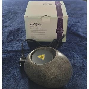 Scentsy Zen Rock Element Electric Wax Warmer Gray Stone‎ Retired No Dish
